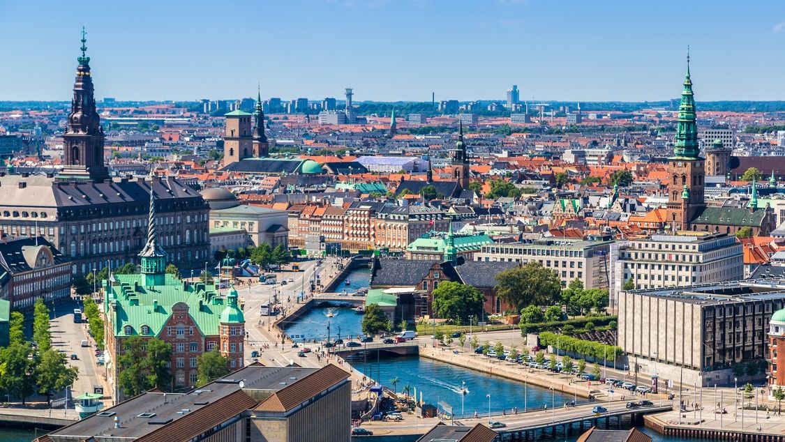 View over Copenhagen where Siemens refurbished full network inc. 135 passenger trains with CBTC system.