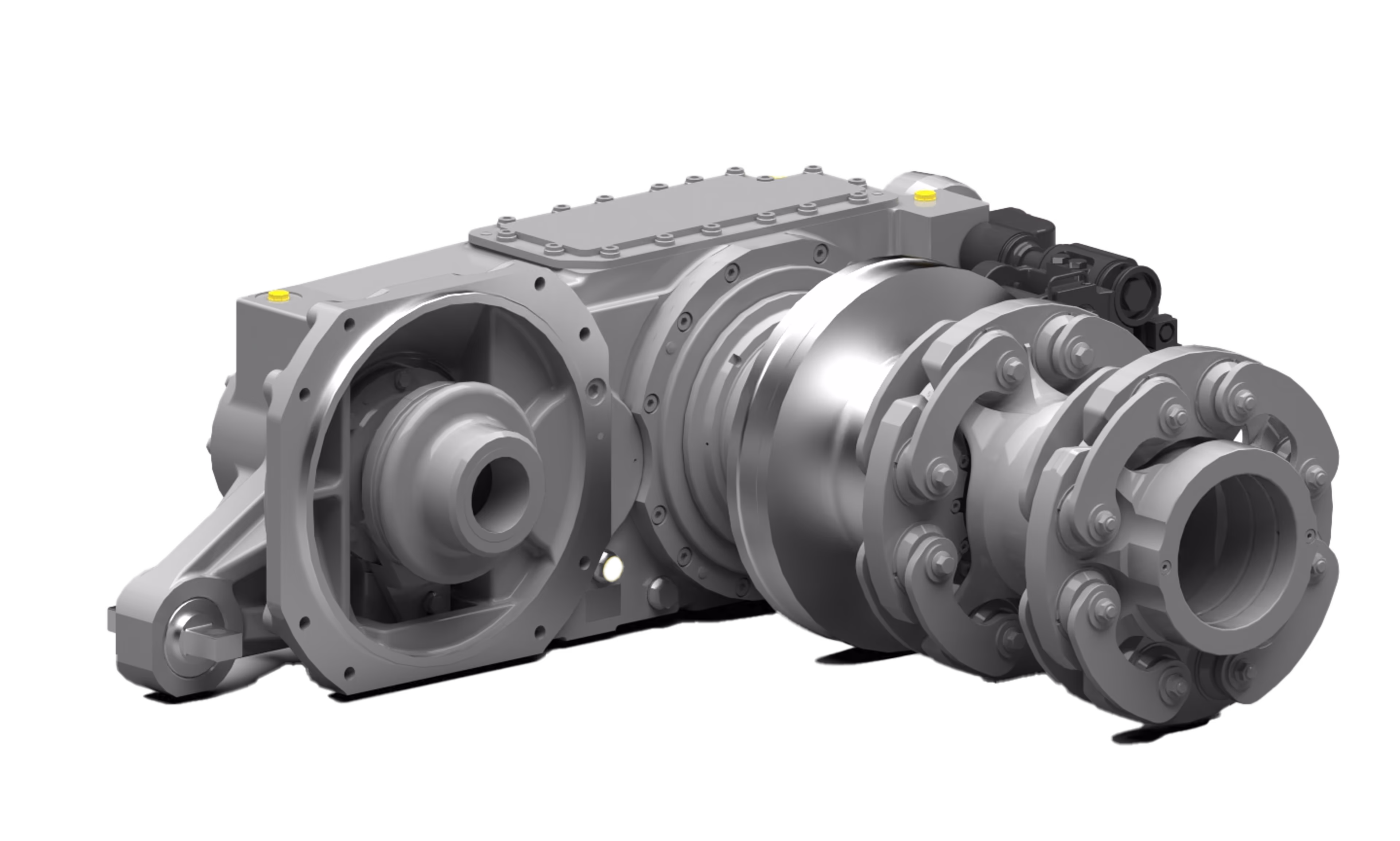 Helical gear units for low-floor trams Helical gear units for low-floor trams