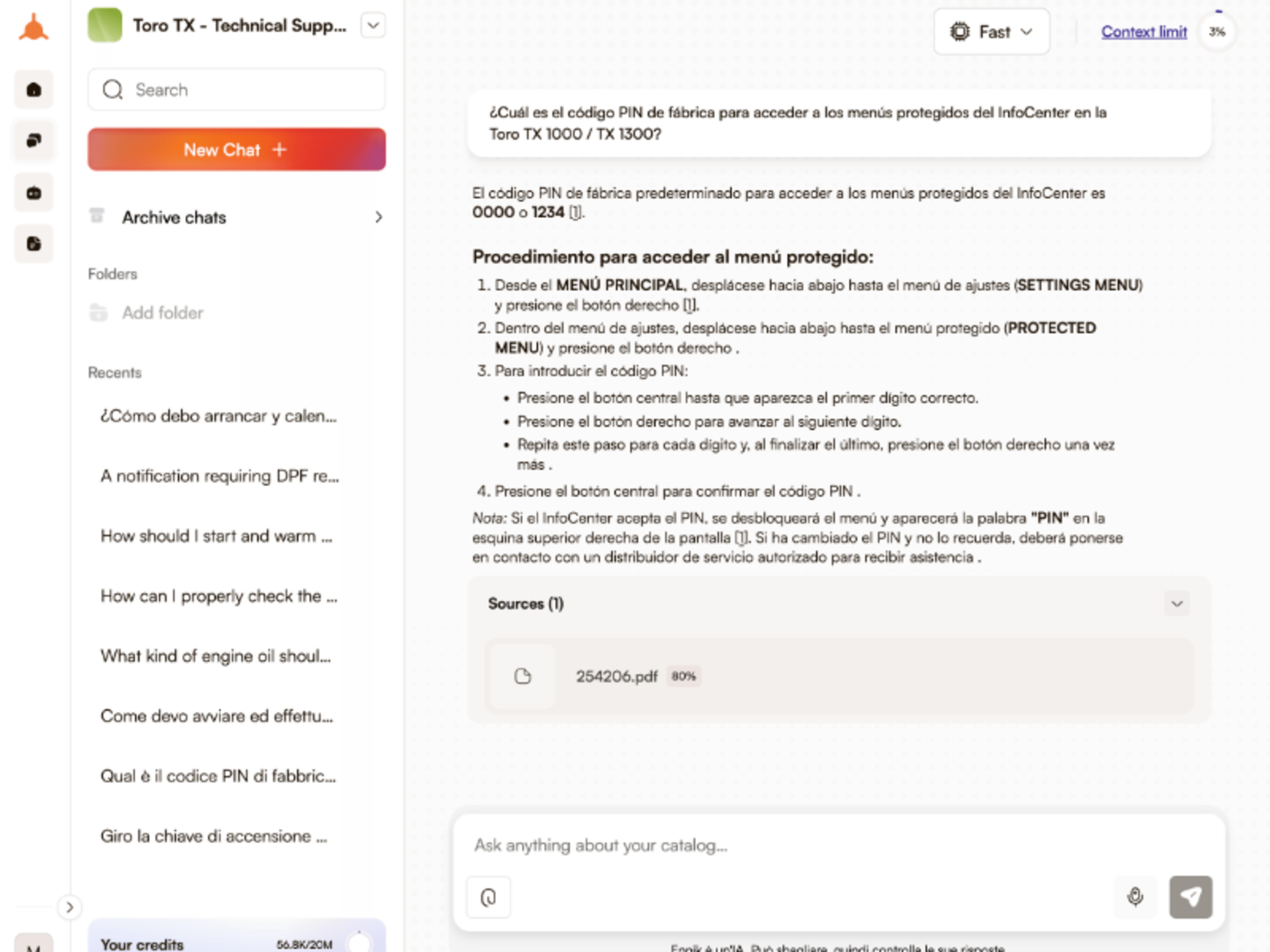Responda cualquier pregunta sobre productos técnicos