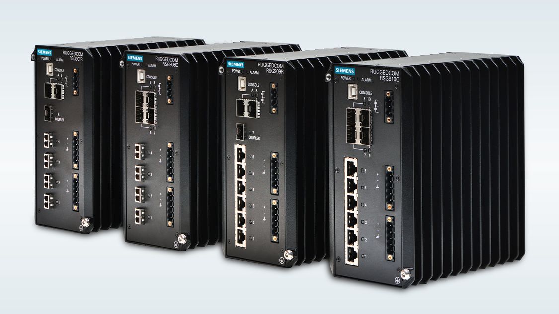 RUGGEDCOM RSG910C compact Gigabit Ethernet switches