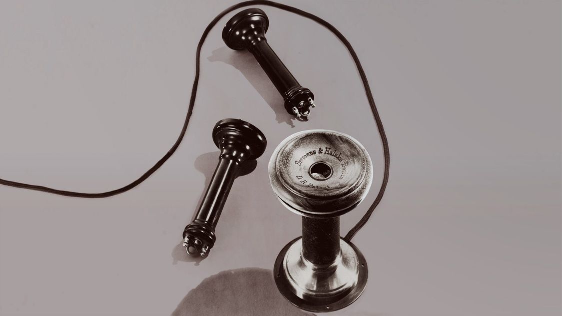 Телефон компании «Сименс и Гальске» (Siemens & Halske), 1878/79 год