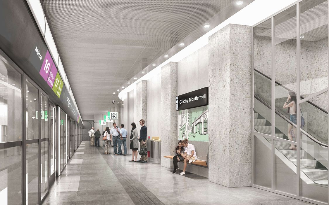 Grand Paris Express station Clichy Montfermeil