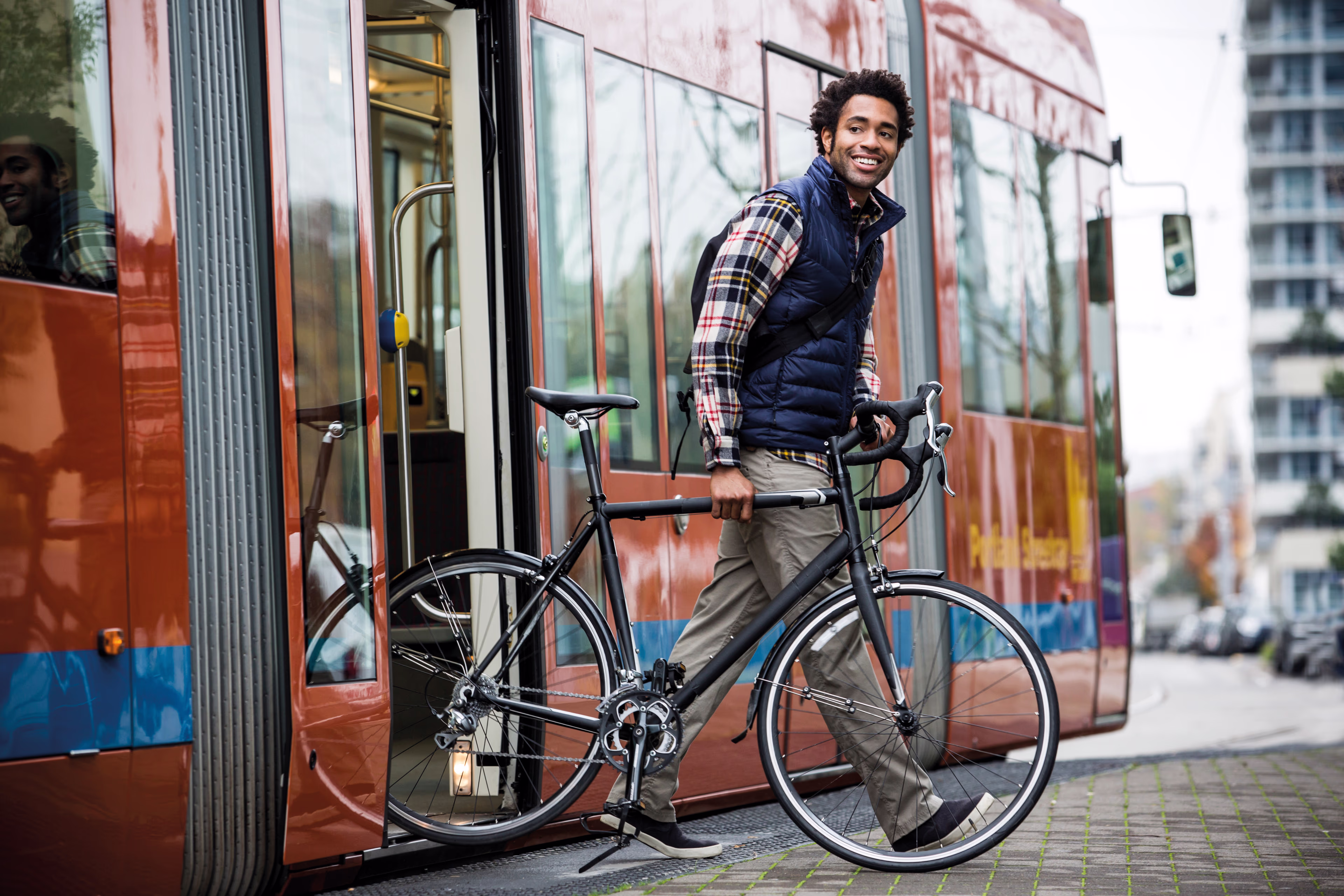 commuter train bike