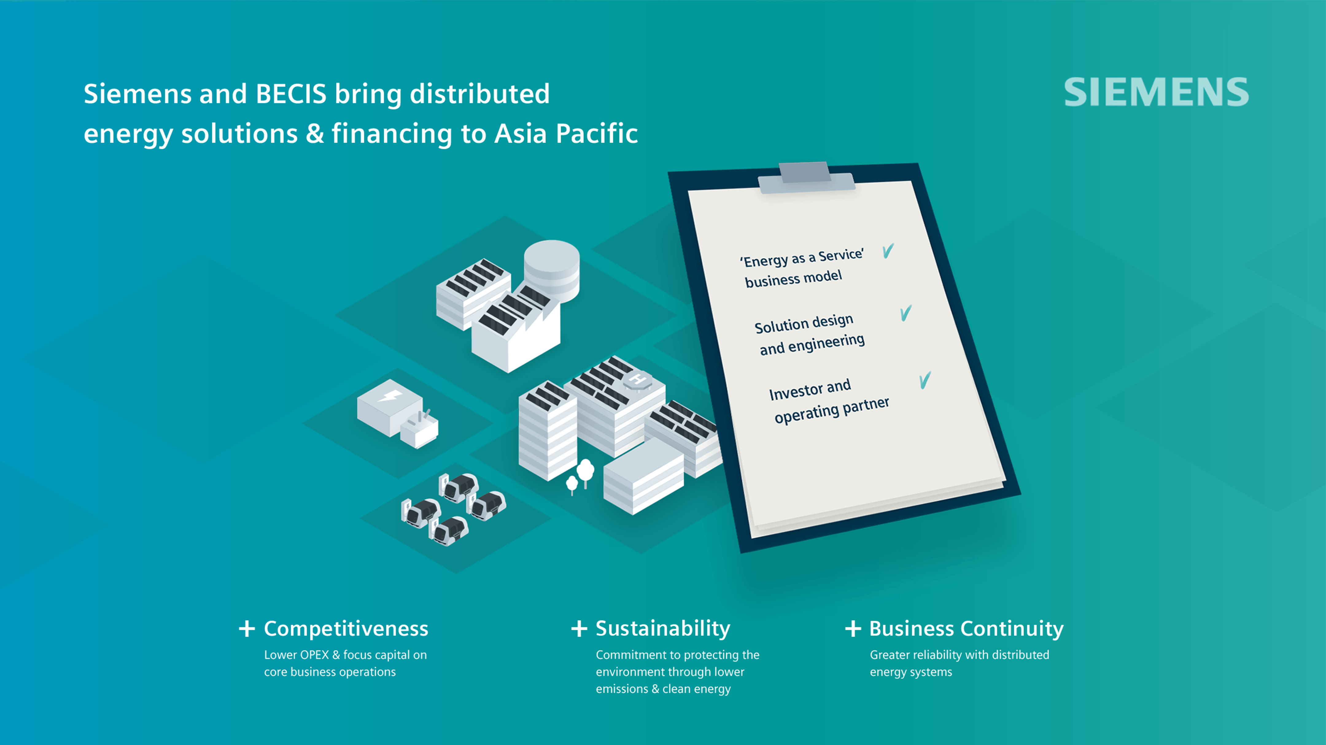 Siemens Partners With Becis To Accelerate Deployment Of Distributed Energy In Asia Pacific Press Company Siemens