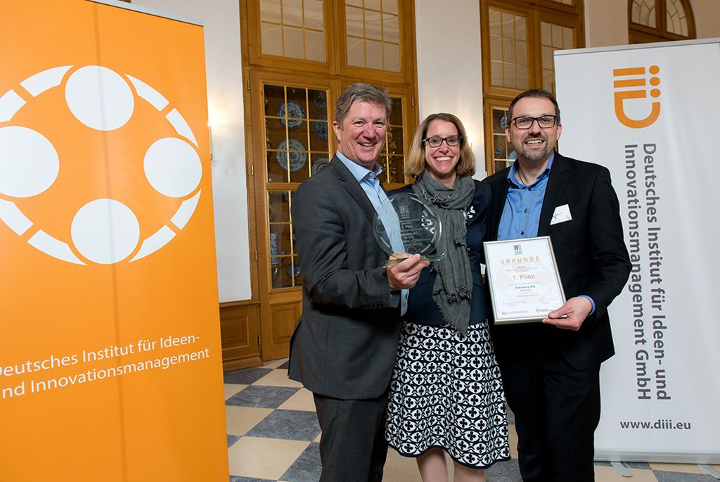 Siemens wins first place for "Best Idea Management"