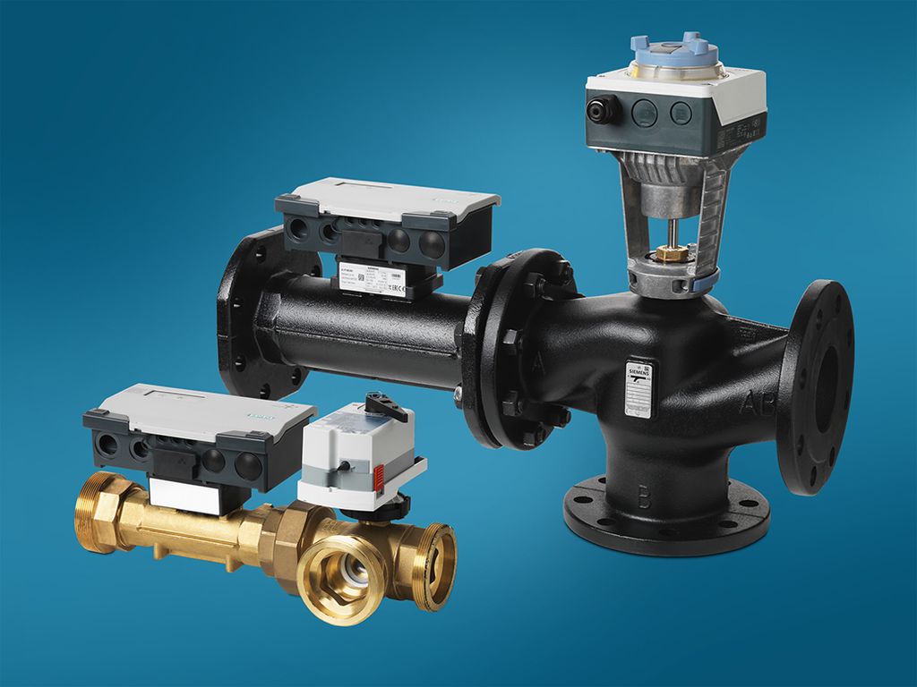 Intelligent Valve from Siemens maximizes flexibility and efficiency of HVAC plants