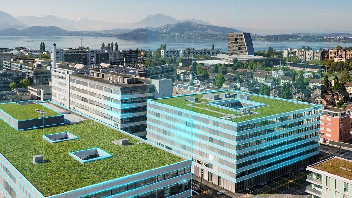 Siemens Campus Zug - een perfecte omgeving om te werken
