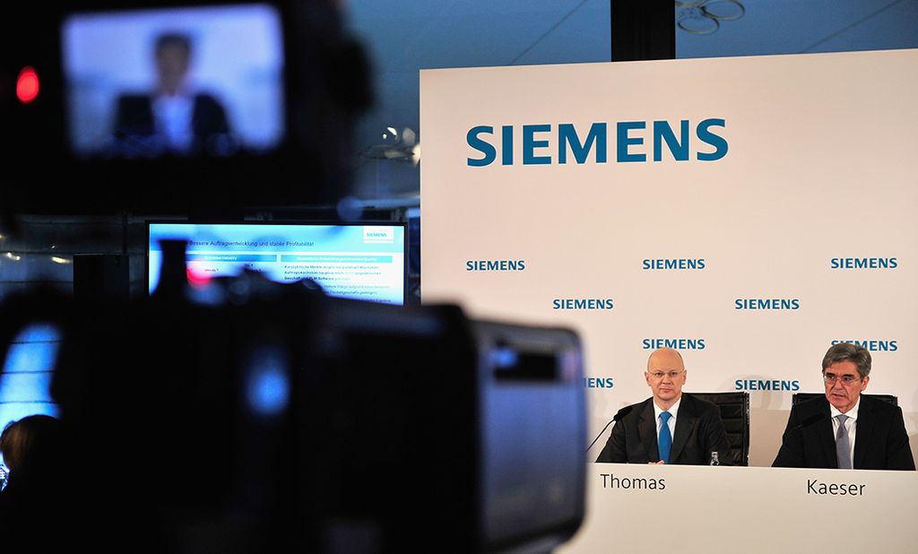 Pressekonferenz der Siemens AG: Geschaeftszahlen fuer das 1. Quartal 2014