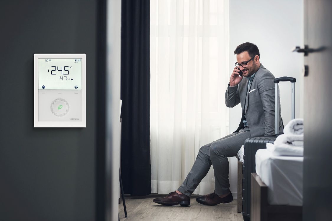 room thermostat for more comfort in hotels
