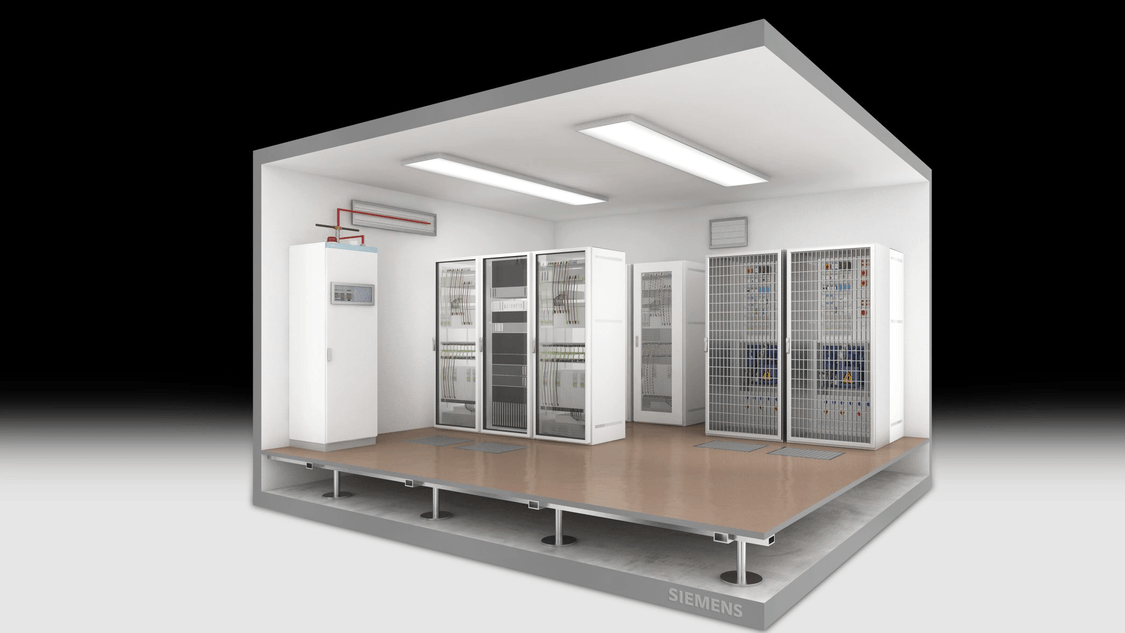 Fire protection for plant rooms
