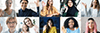 Women representing different ages, and ethnicities, shown together in a grid format