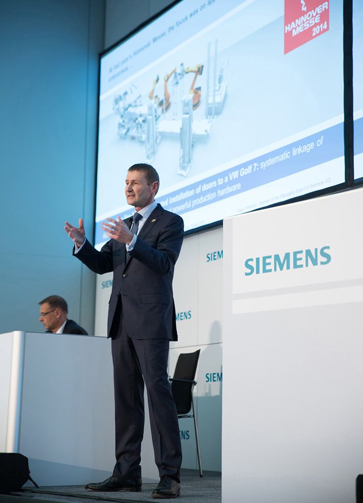 Press conference - Siemens at the Hannover Messe 2015
