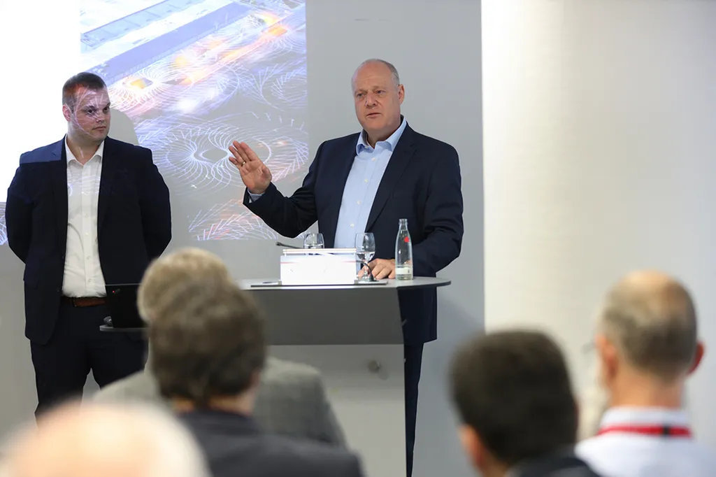 Eckard Eberle im Pressegespräch über Industrial 5G