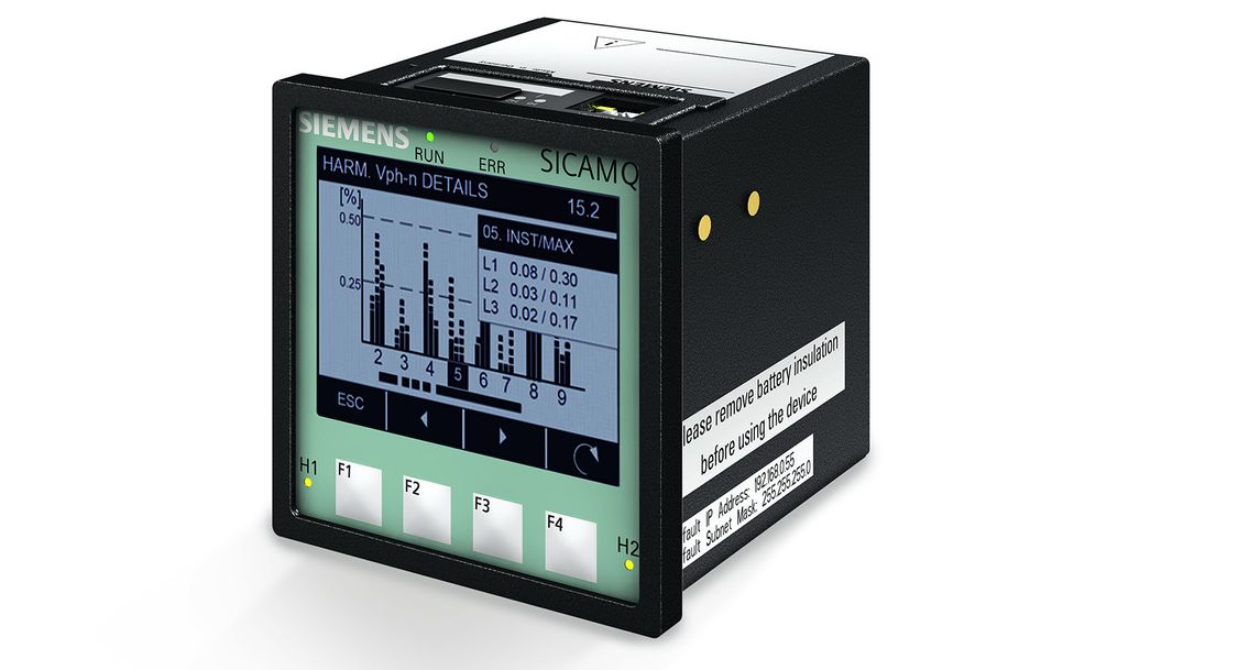 Power Quality and Measurement Recorder - Multifunctional - SICAM Q100