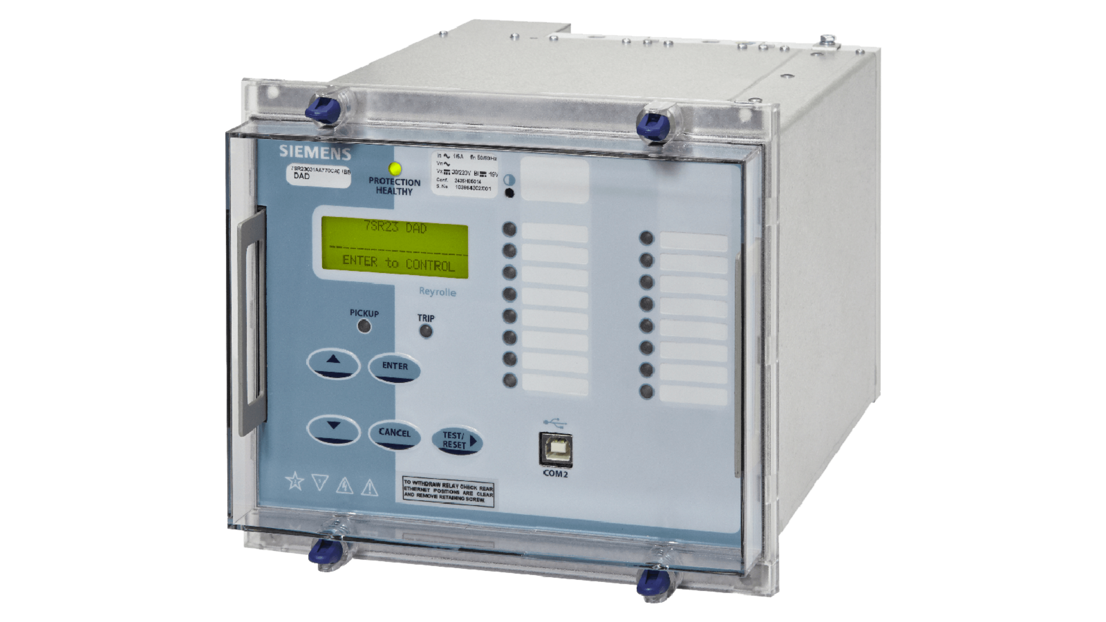 High impedance protection – Reyrolle 7SR23 - Siemens Global