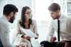 Business professionals in discussion