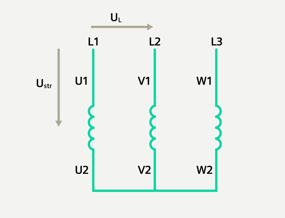 Circuit diagram of the star circuit