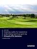 Cover photo of Bull Valley Case Study PDF with a picture of the golf club and the title "Creating a safer, fun experience at Bull Valley Golf Club with the Climatix RTU Solution."