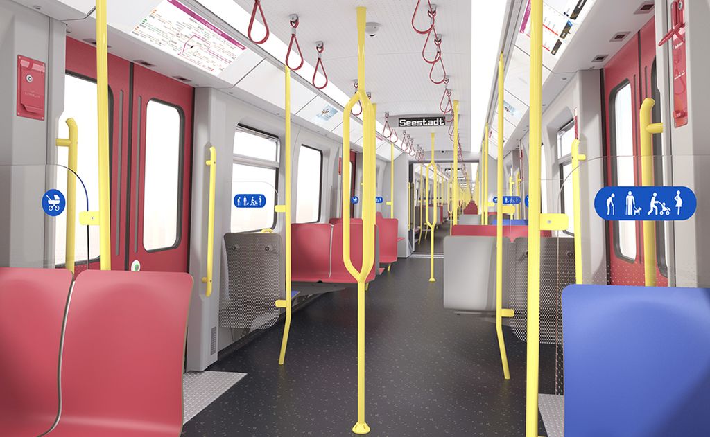 Wiener Linien und Siemens präsentieren Design für neue U-Bahn