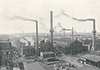 Rauchende Schornsteine signalisieren volle Auftragsbücher - das Gelände der AEG-Turbinenfabrik aus der Blickrichtung Sickingenstraße, 1908 