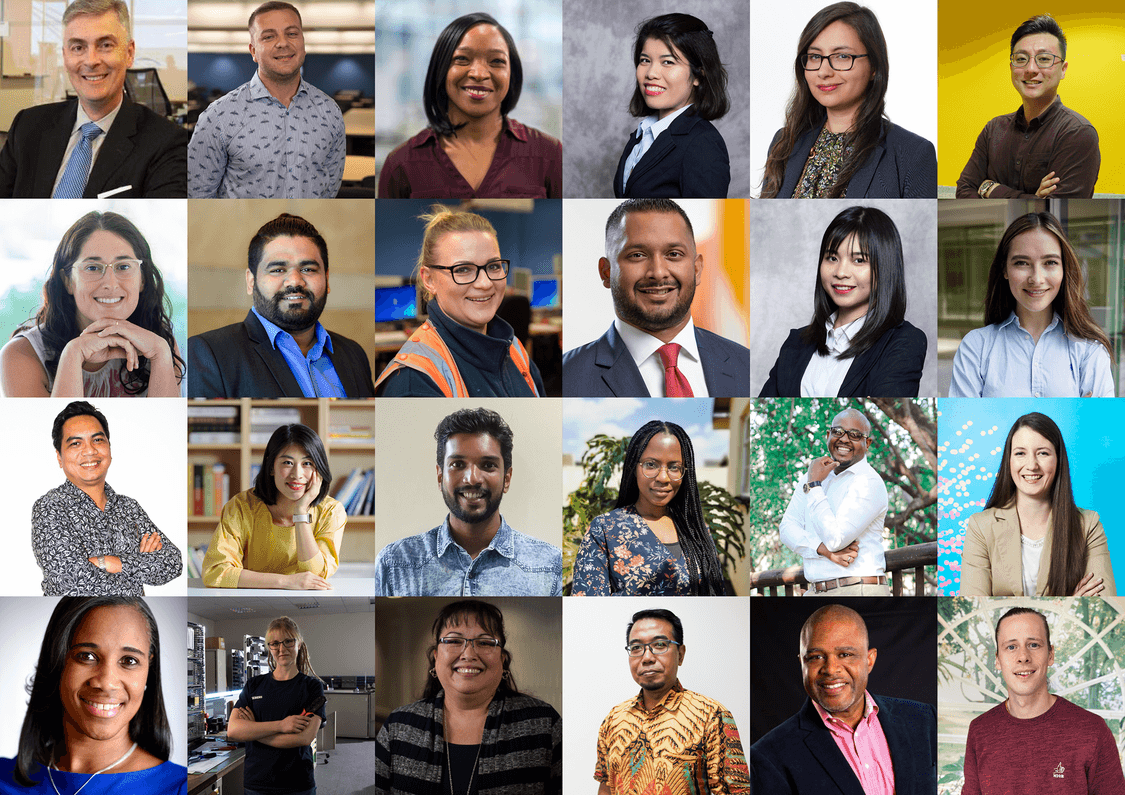 Siemens employee montage