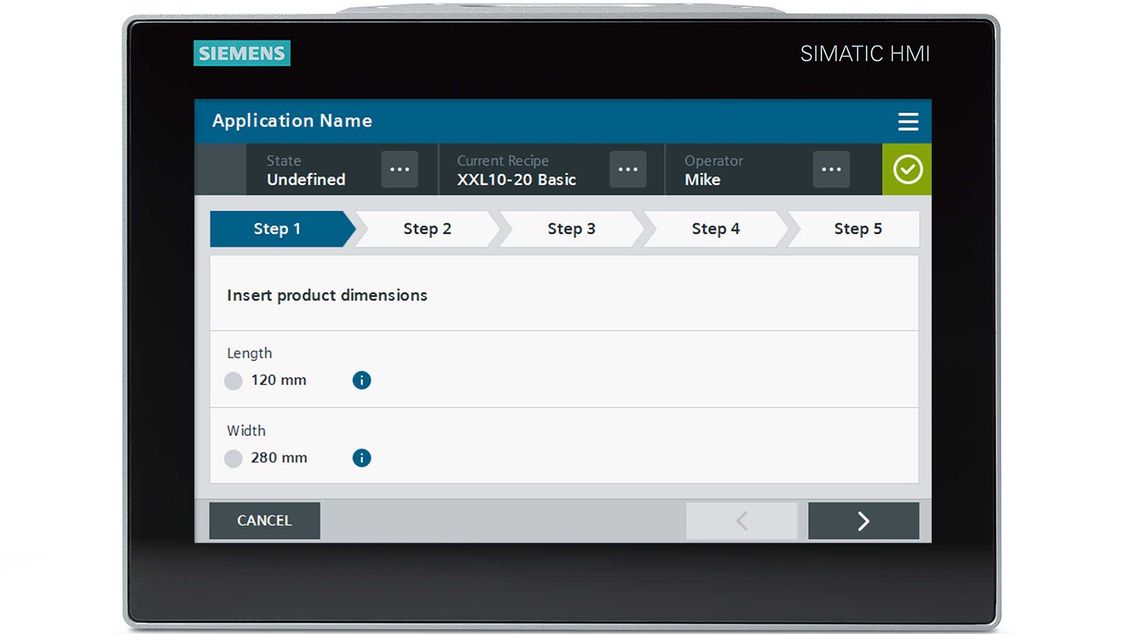 HMI Template Suite Operator Control and Monitoring Systems Siemens