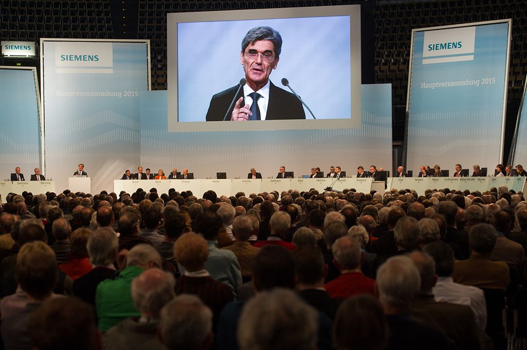 Hauptversammlung 2015 der Siemens AG