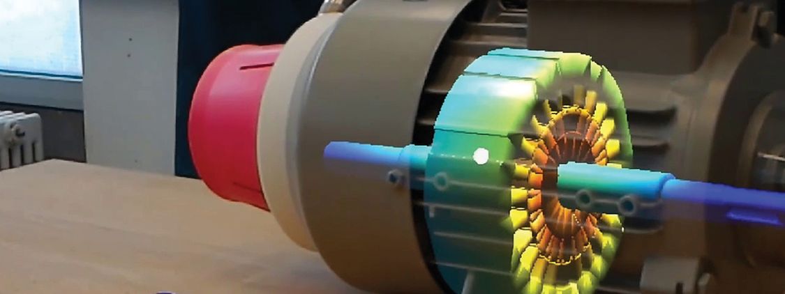 Digital twin of a motor 