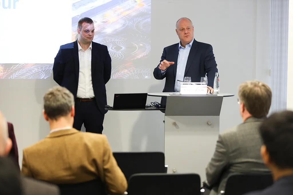 Eckard Eberle im Pressegespräch über Industrial 5G