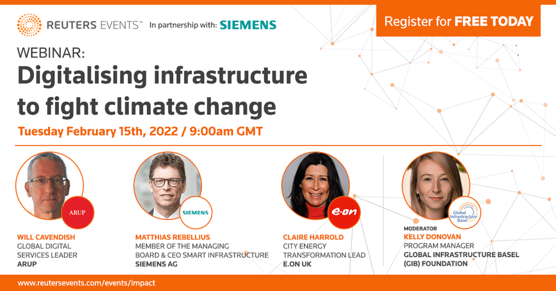 Webinar Digitalizing Infrastructure to fight climate change