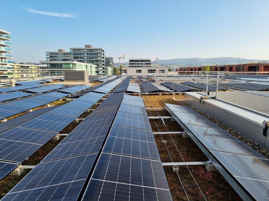 Installation photovoltaïque à Zug