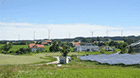 Wildpoldsried in the Allgäu region of Bavaria with its solar panels and wind turbines
