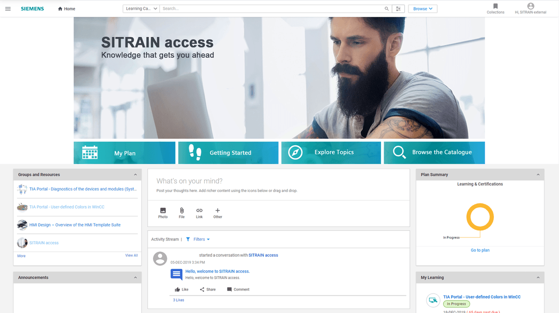 SITRAIN access – ny digital utbildningsplattform