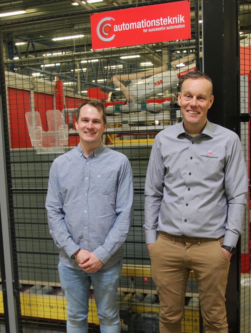 Håkan Marke och Henrik Fredman på Automationsteknik, som expanderade under pandemin. Förutom huvudkontoret i Hässleholm har man även kontor i Älmhult, Lund och Helsingborg. Under 2022 öppnas även ett kontor i Växjö.
