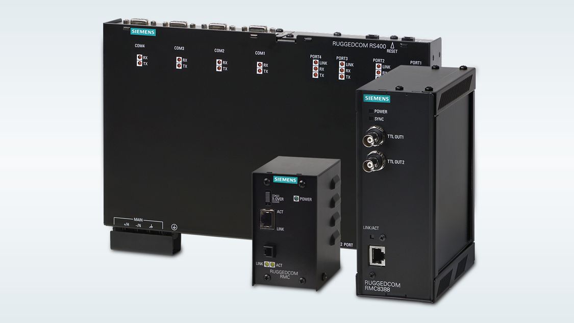 RUGGEDCOM media converters and serial servers