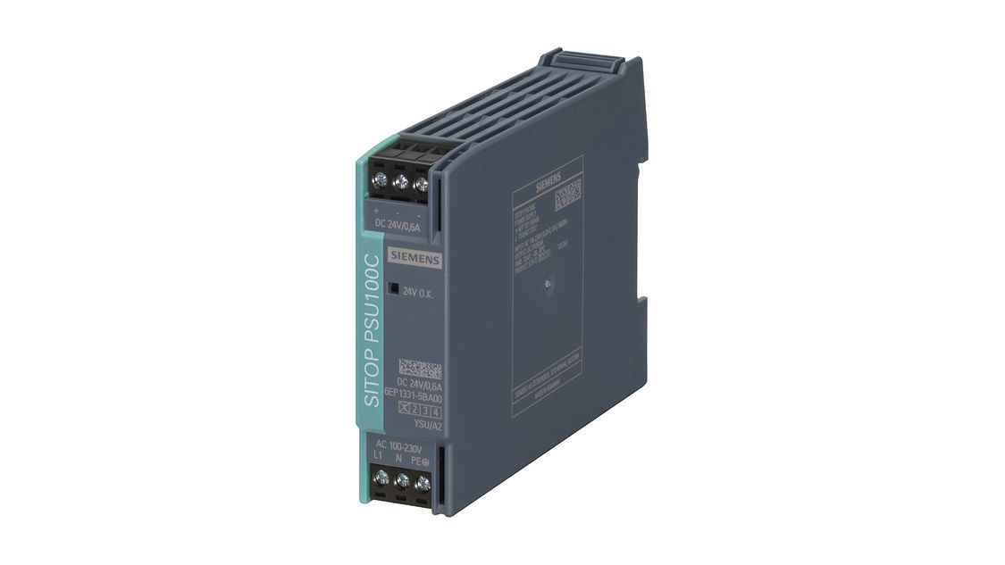 产品图片 - SITOP PSU100C，单相，DC 24 V/0.6 A