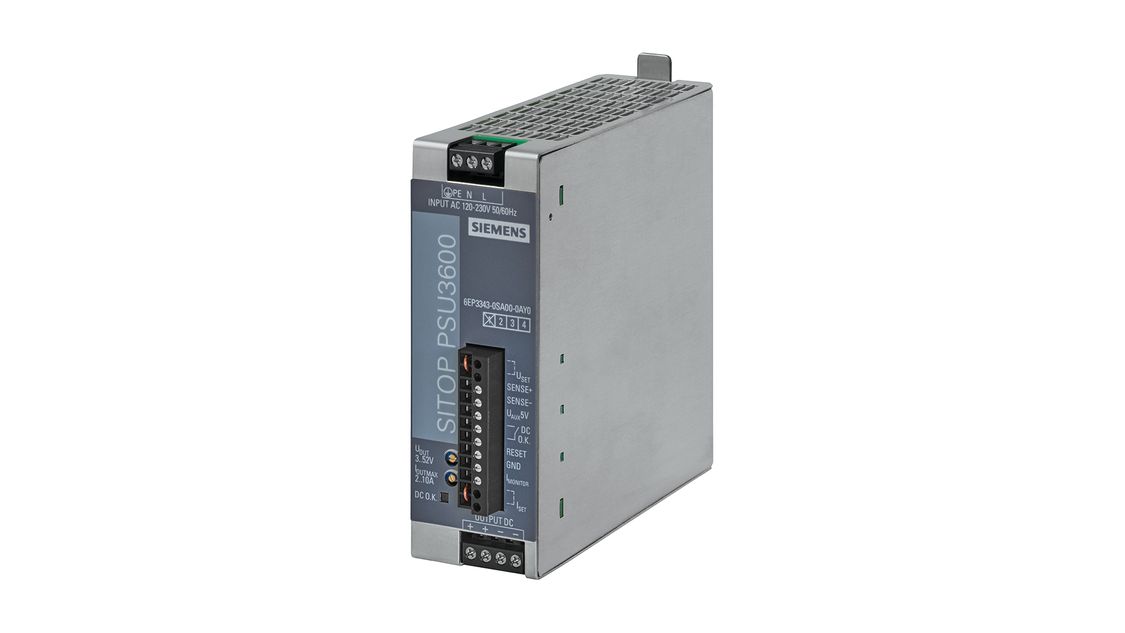 Product image SITOP PSU3600 flexi, 1-phase, DC 3-52 V/10 A, 120 W