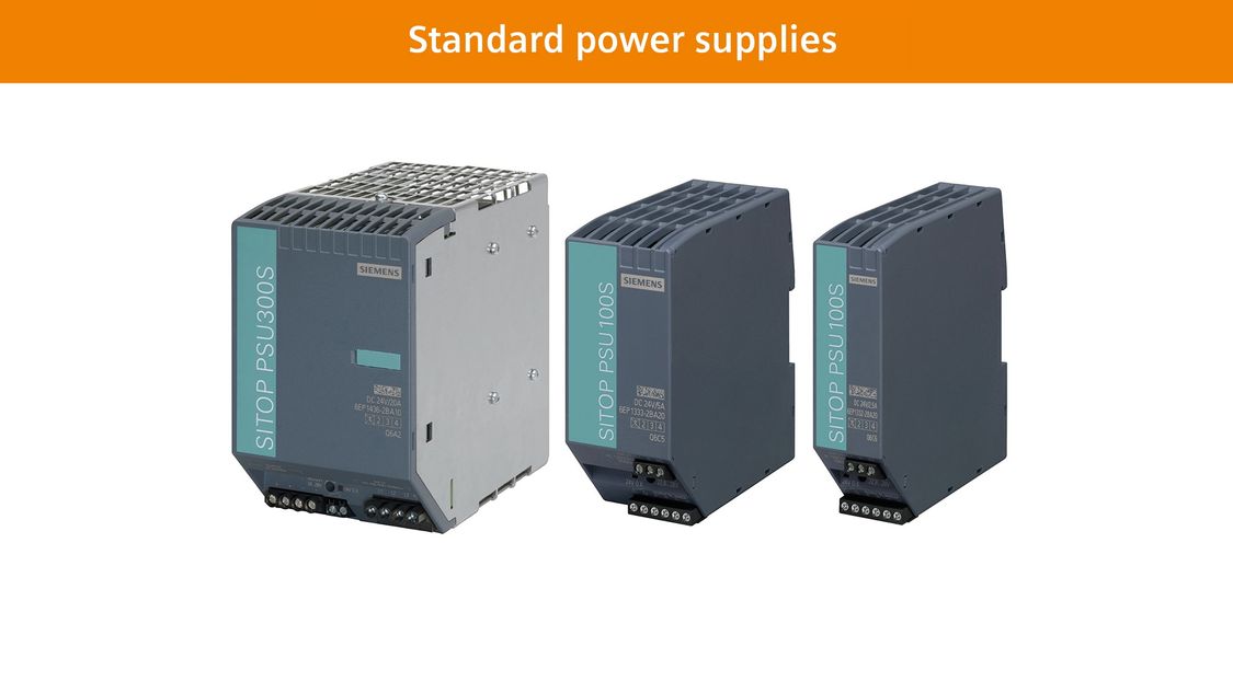 Standard power supplies SITOP smart