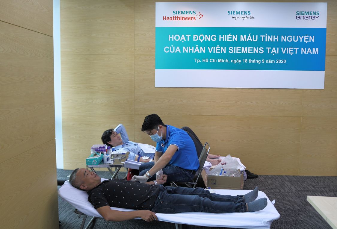 Blood Donation Activity of Siemens vietnam