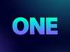 "ONE" in bold gradient text on dark blue background Siemens ONE Tech