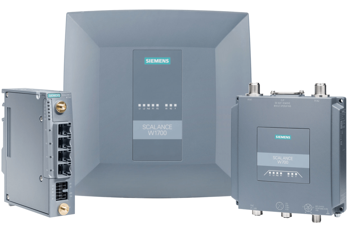 IWLAN with extremely high bandwidths: SCALANCE W1780 Access Points and SCALANCE W1740 Client Modules