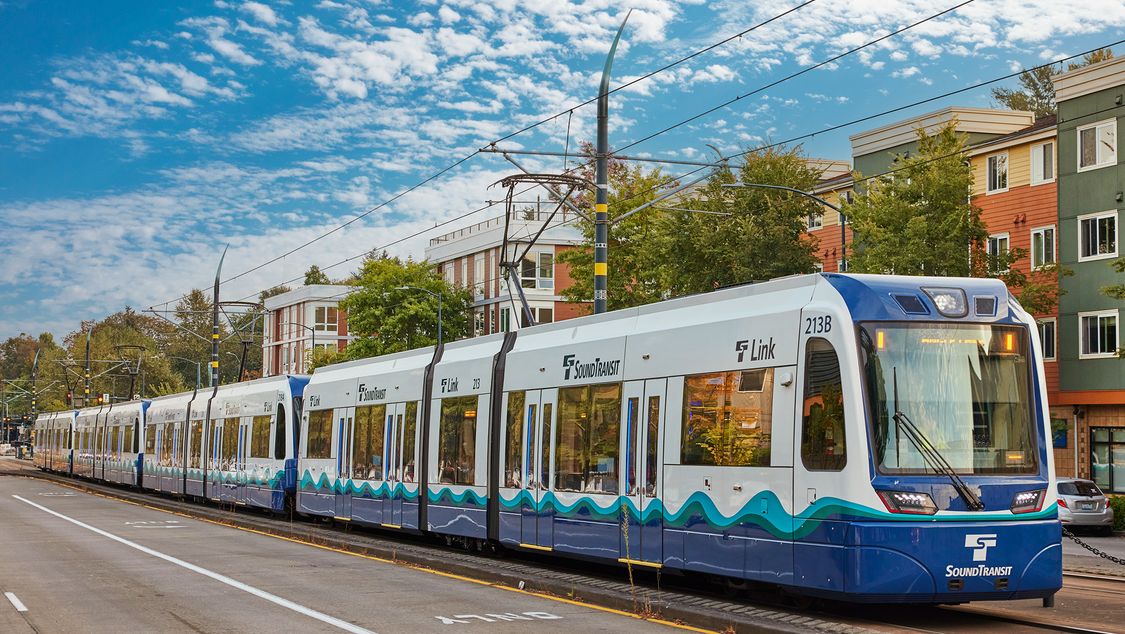 Siemens light-rail vehicle transit system