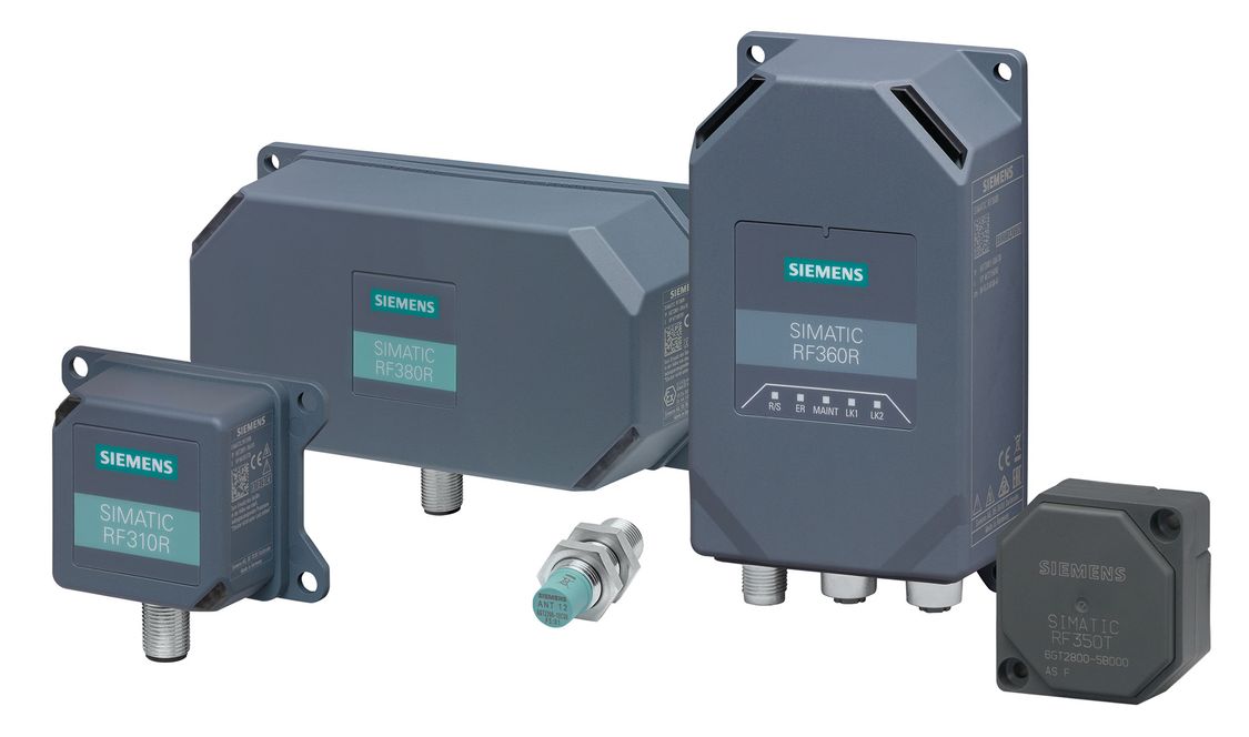 Family picture of the SIMATIC RF300 series products
