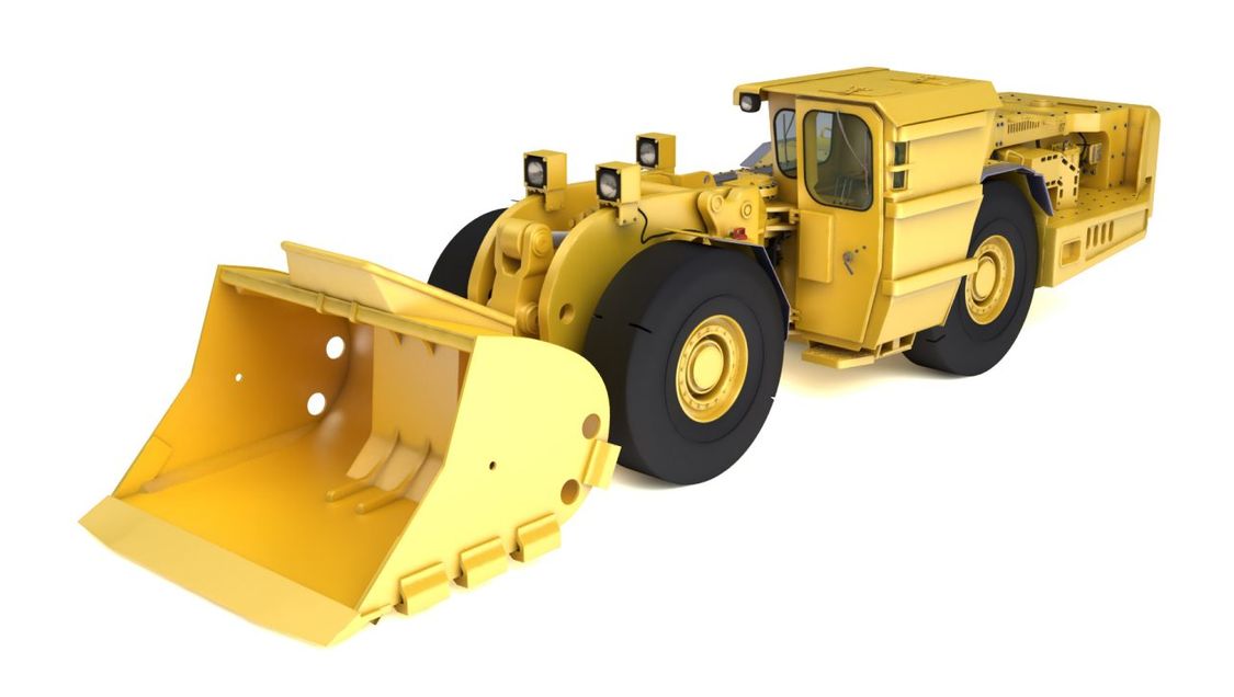 Image of a Load-Haul-Dump machine (LDH)