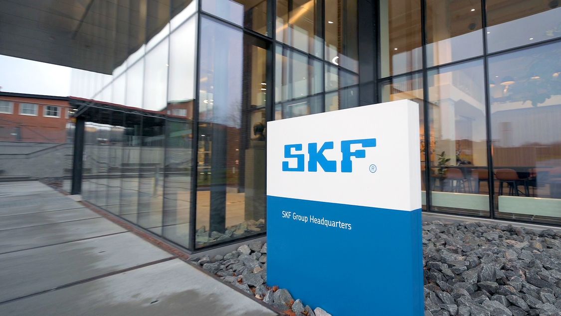SKF, mit Hauptsitz in Göteborg, Schweden, ist der weltweit größte Hersteller von Wälzlagern