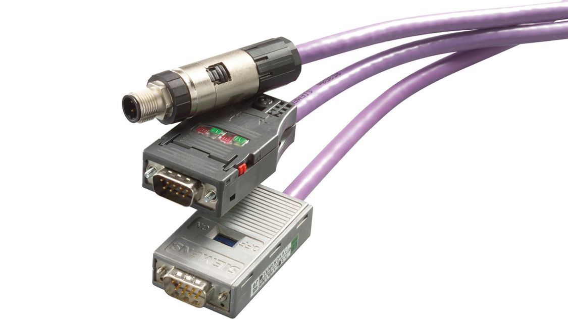 Assembled Siemens PROFIBUS cables