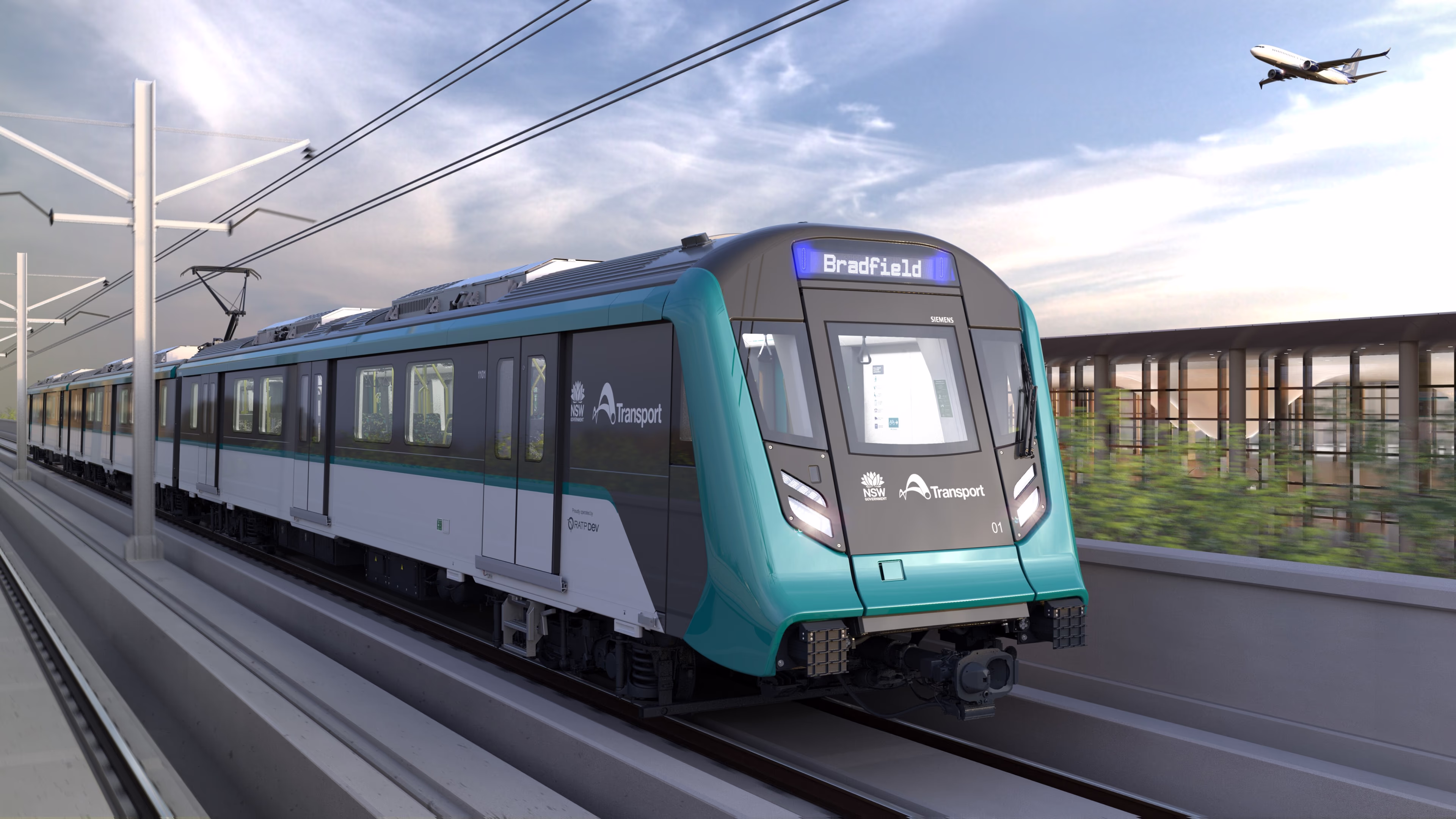 Metro rolling through Sydney Sydney Metro