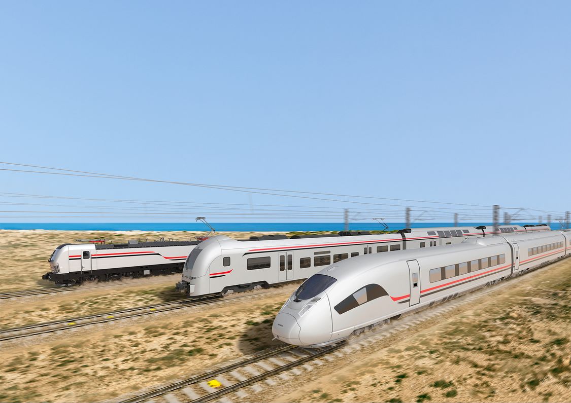 Trains in Egypt