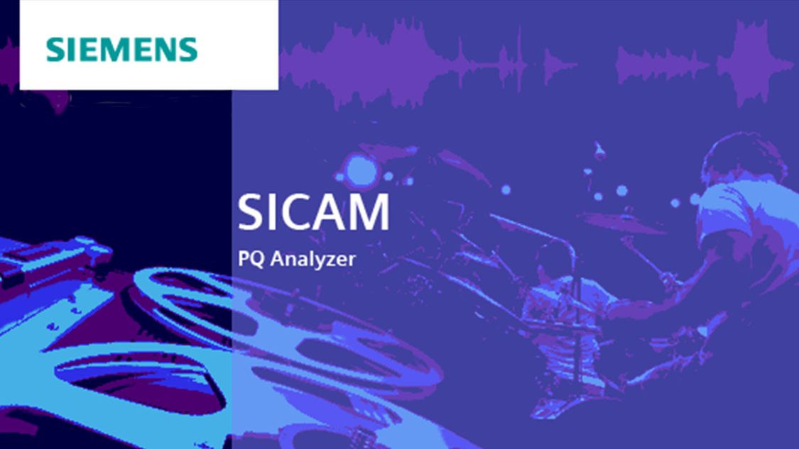 Power quality analysis SICAM PQ Analyzer