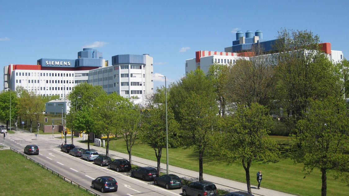 Der Siemens-Campus in München, Neuperlach.